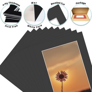 Foto 3 | Foto 3 | Tapetes Golden State Art Classic Negros 5 X 7 Pulgadas (paquete De 10) - Venta Internacional.