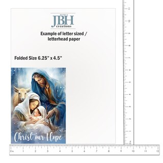 Foto 5 | Foto 5 | Tarjeta De Navidad Jbh Creations Christ Our Hope Paquete De 24 - Venta Internacional.