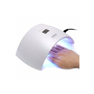 Foto 1 | Foto 1 | Lámpara Uv Para Uñas 24 W 15 Led 365 + 405 Nm Color Blanco - Venta Internacional.