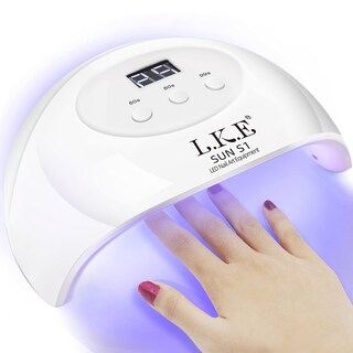 Foto 1 | Foto 1 | Lámpara Led Uv Para Uñas Lke 72 W Secado Con Temporizador Color Blanco - Venta Internacional.