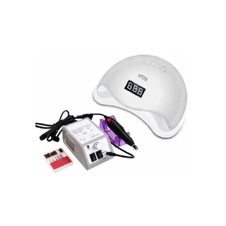 Foto 1 | Foto 1 | Lámpara Led Uv Sun5 48 W + Máquina De Torno De Manicura Y Uñas 2000 - Venta Internacional.