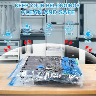 Foto 3 | Foto 3 | Paquete De 12 Bolsas Para Almacenamiento Al Vacío Boxlegend Con Bomba Manual - Venta Internacional.