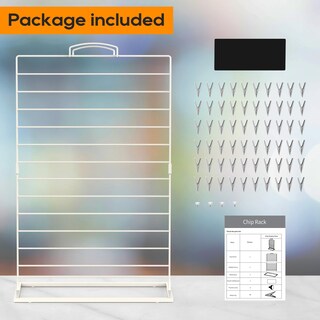 Foto 7 | Foto 7 | Soporte De Exhibición Chip Rack Tj.moree Con 60 Clips Para Encimera - Venta Internacional.