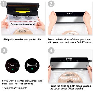 Foto 6 | Foto 6 | Selladora Al Vacío De Filamentos Ovv3d Para Bolsas De Almacenamiento De Filamentos - Venta Internacional.
