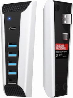 Foto 1 | Foto 1 | Hub Para Ps5 Aqidap Usb De Alta Velocidad Con 4 Puertos Usb + 1 Usb-c - Venta Internacional.