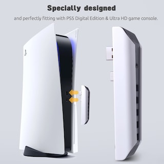 Foto 2 | Foto 2 | Hub Para Ps5 Aqidap Usb De Alta Velocidad Con 4 Puertos Usb + 1 Usb-c - Venta Internacional.