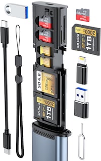 Foto 1 | Foto 1 | Funda Para Tarjetas Sd Con Lector Usb 3.1 Tipo C De Alta Velocidad - Venta Internacional.