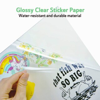 Foto 2 | Foto 2 | Papel Adhesivo Koala 95% Transparente Para Impresora De Inyección De Tinta A4 50 Hojas - Venta Internacional.