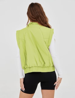 Foto 4 | Foto 4 | Chaleco Acolchado Athlisan Para Mujer Corto Color Verde Brillante Talla Xs - Venta Internacional.