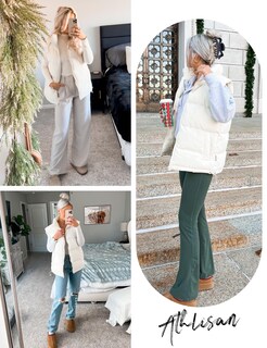 Foto 7 | Foto 7 | Chaleco Acolchado Athlisan Para Mujer Cuello Alto Sin Mangas Color Blanco Xl - Venta Internacional.