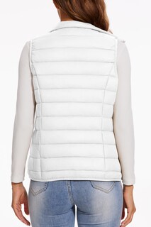 Foto 2 | Foto 2 | Chaleco Smeng Para Mujer De Plumón Blanco Para Invierno Talla L - Venta Internacional.