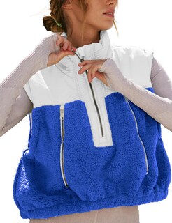 Foto 1 | Foto 1 | Chaleco Acolchado De Forro Polar Creerer Para Mujer Color Azul Oscuro Talla Xs - Venta Internacional.