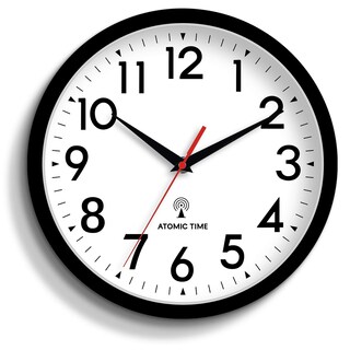 Foto 1 | Foto 1 | Reloj De Pared Daxsmy Atomic Analógico De 35 Cm Funciona Con Pilas Negro - Venta Internacional.