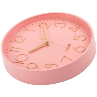 Foto 4 | Foto 4 | Reloj De Pared Lumuasky Moderno En Oro Rosa  25 Cm  Silencioso  No Hace Tictac - Venta Internacional.