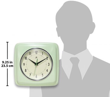 Foto 6 | Foto 6 | Reloj De Pared Infinity Instruments Retro Silent Meadow Mist De 24 Cm - Venta Internacional.