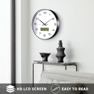 Foto 5 | Foto 5 | Reloj De Pared Timess Con Esfera De 10 Cm  Silencioso  Con Pantalla Lcd Que Funciona Con Pilas - Venta Internacional.