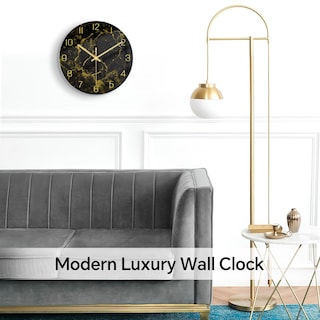 Foto 3 | Foto 3 | Reloj De Pared Vikmari Moderno Con Textura De Mármol De 30 Cm  Funciona Con Pilas - Venta Internacional.