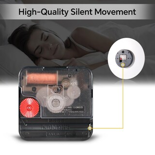 Foto 5 | Foto 5 | Reloj De Pared Vikmari Moderno Con Textura De Mármol De 30 Cm  Funciona Con Pilas - Venta Internacional.
