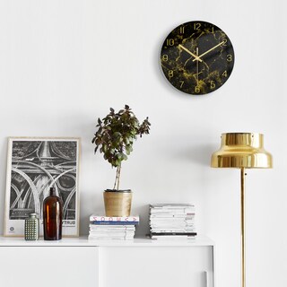 Foto 7 | Foto 7 | Reloj De Pared Vikmari Moderno Con Textura De Mármol De 30 Cm  Funciona Con Pilas - Venta Internacional.