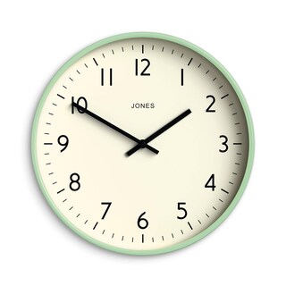 Foto 1 | Foto 1 | Reloj De Pared Jones Clocks  Studio Modern 30 Cm Neo Mint Green - Venta Internacional.
