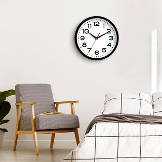 Foto 2 | Foto 2 | Reloj De Pared Roymine Silencioso No Hace Tictac 20 Cm Funciona Con Pilas - Venta Internacional.