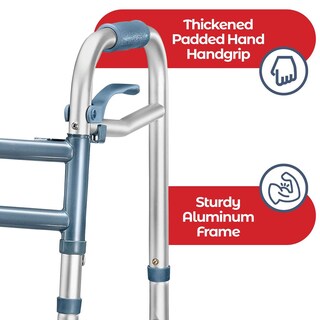 Foto 3 | Foto 3 | Walker Medical King Walkers Para Personas Mayores De Aluminio Con 2 Ruedas - Venta Internacional.