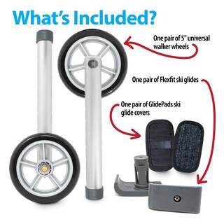 Foto 3 | Foto 3 | Kit De Ruedas Walker Top Glides Tg0071 Con Ruedas Deportivas De 5 Pulgadas - Venta Internacional.