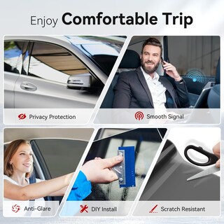 Foto 5 | Foto 5 | Lámina Tintada Para Ventanillas De Coche Vepagoo 35% Vlt 50 Cm X 7 6 M Privacy - Venta Internacional.