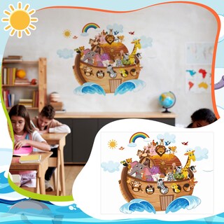 Foto 5 | Foto 5 | Kit De Pegatinas Amazingspark Noah's Ark Animals Back To School - Venta Internacional.