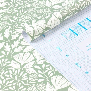 Foto 6 | Foto 6 | Papel Pintado Safiyya Floral Peel And Stick  Verde  Impermeable - Venta Internacional.