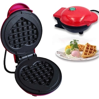 Foto 2 | Foto 2 | Máquina De Gofres Mini Red Waffle Heart 350w 220-240v - Venta Internacional.