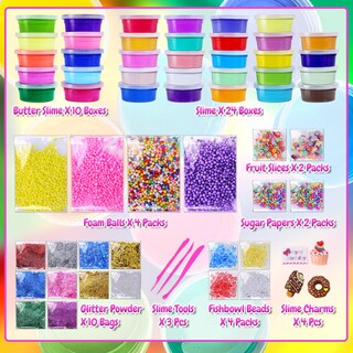 Foto 2 | Foto 2 | Slime Kit Essenson 34 Tazas Para Niñas Y Niños Mayores De 6 Años Con Complementos - Venta Internacional.