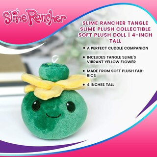 Foto 7 | Foto 7 | Muñeca De Peluche Slime Rancher Tangle Slime Coleccionable 10 Cm - Venta Internacional.