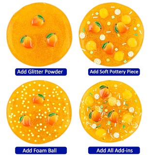 Foto 4 | Foto 4 | Kit De Gelatina Slime Lawoho Transparente Naranja Y Mango Con Brillo 300 Ml - Venta Internacional.