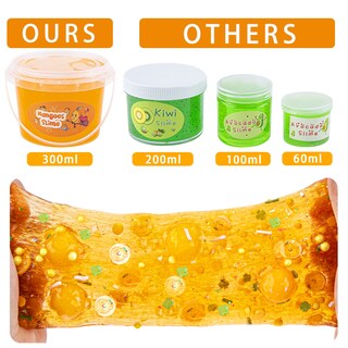 Foto 6 | Foto 6 | Kit De Gelatina Slime Lawoho Transparente Naranja Y Mango Con Brillo 300 Ml - Venta Internacional.