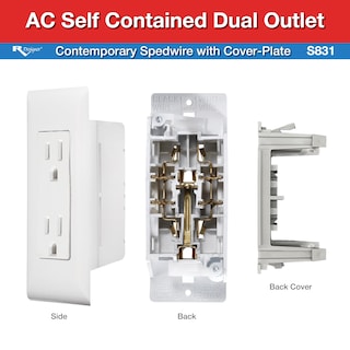 Foto 5 | Foto 5 | Outlet Rv Designer S831 Ac Contemporáneo Doble Toma Blanca - Venta Internacional.