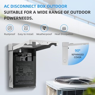 Foto 2 | Foto 2 | Interruptor De Desconexión Ac Chgaoy 30a Para Exteriores 120/240 Vac A Prueba De Agua - Venta Internacional.