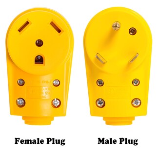 Foto 2 | Foto 2 | Juego De Enchufes Rv Wadoy 30a Macho Y Hembra Amarillos Con Mango - Venta Internacional.
