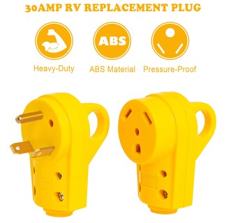 Foto 6 | Foto 6 | Juego De Enchufes Rv Wadoy 30a Macho Y Hembra Amarillos Con Mango - Venta Internacional.