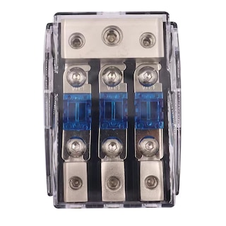 Foto 1 | Foto 1 | Bloque De Distribución De Portafusibles De 3 Vías 60 A Con Fusible Mini Anl - Venta Internacional.