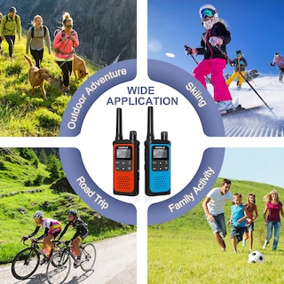 Foto 6 | Foto 6 | Walkie Talkies Durlk De Largo Alcance Paquete De 2 Con Clima De La Noaa - Venta Internacional.