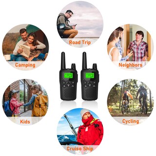 Foto 7 | Foto 7 | Walkie Talkies Erelis De Largo Alcance De 3 A 5 Millas 22 Canales Frs - Venta Internacional.
