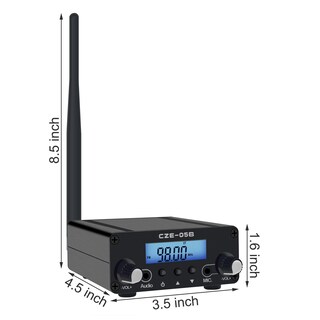 Foto 2 | Foto 2 | Transmisor Fm Basewish 0.5w 0.1w De Largo Alcance Con Lcd Negro - Venta Internacional.