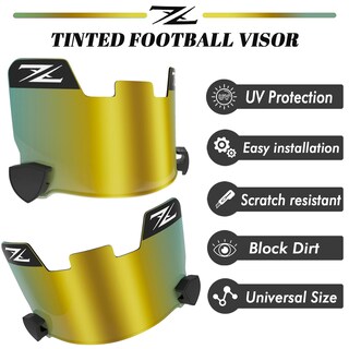 Foto 2 | Foto 2 | Visor De Fútbol Zixioys Tintado Para Cascos De Jóvenes Y Adultos - Venta Internacional.