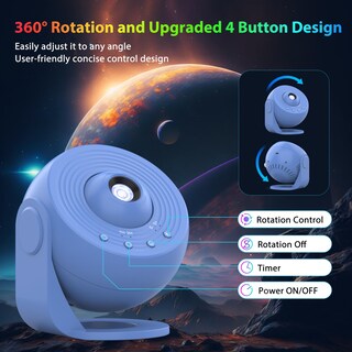Foto 7 | Foto 7 | Proyector Planetario Flyeagle Galaxy Pro Hd Con Rotación De 360° - Venta Internacional.