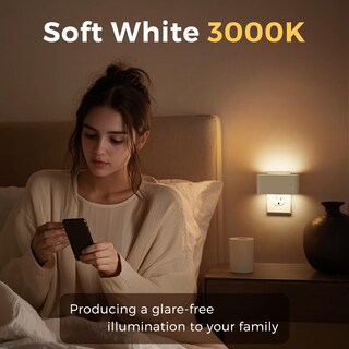 Foto 6 | Foto 6 | Luz Nocturna L Lohas Led Regulable 3000 K Blanco Suave 0 3 W Paquete De 2 - Venta Internacional.