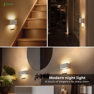 Foto 7 | Foto 7 | Luz Nocturna L Lohas Led Regulable 3000 K Blanco Suave 0 3 W Paquete De 2 - Venta Internacional.