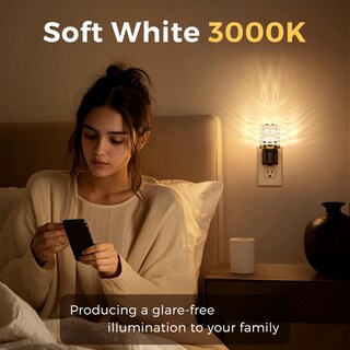 Foto 6 | Foto 6 | Luz Nocturna L Lohas Led Regulable 3000 K 0-100 Lm Paquete De 2 - Venta Internacional.