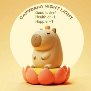 Foto 2 | Foto 2 | Luz Nocturna Bestfaith Cute Tangerine Capibara Led Recargable - Venta Internacional.