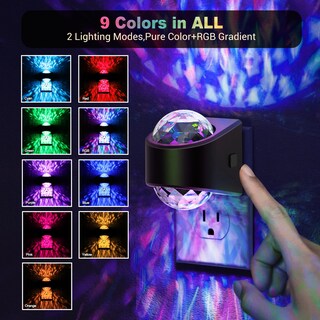 Foto 2 | Foto 2 | Luces Nocturnas Jandcase Star Projector Rgb 9 Cambio De Color Paquete De 2 - Venta Internacional.